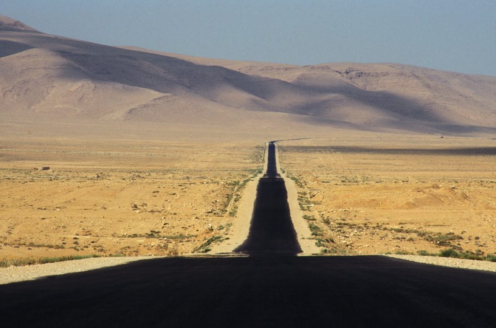 Road from Damascus to Palmyra
