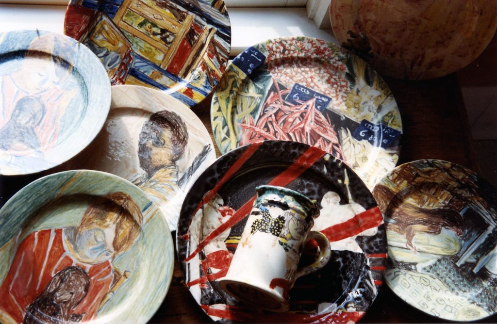 "Bonnard" plates made by Parke in Vallauris