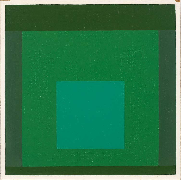 Josef Albers, Homage to the Square, n.d., oil on Masonite, 16 by 16 inches