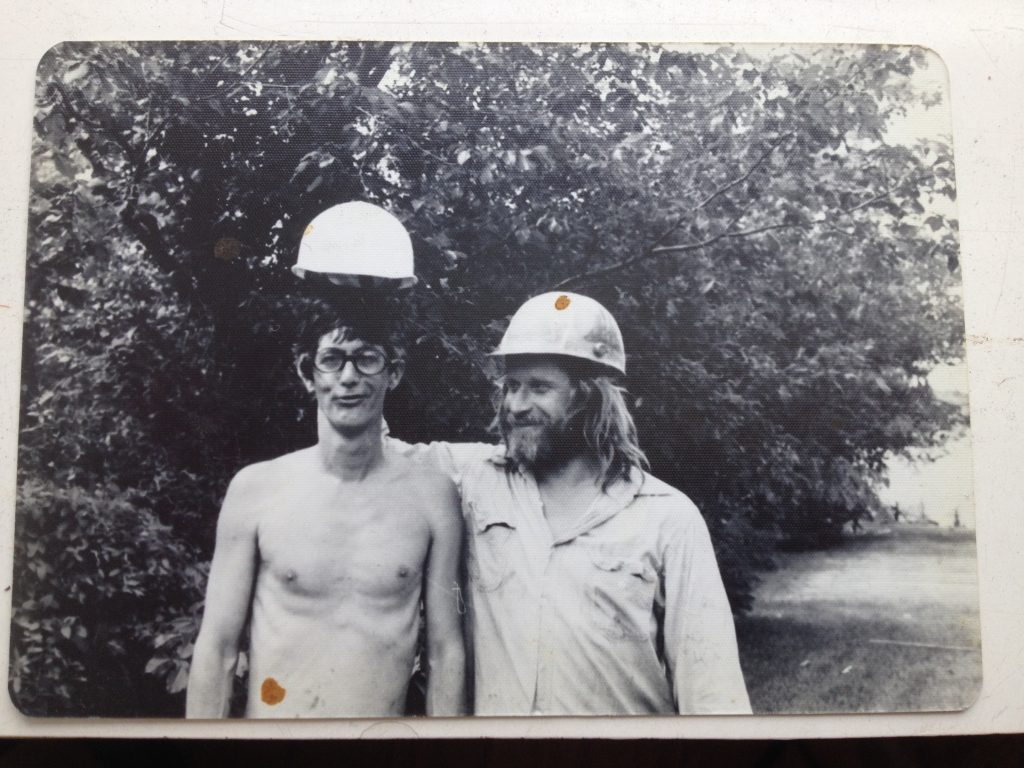 Bellamy and Mark di Suvero in the 1970s