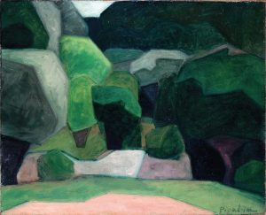 Landscape at Cassis, 1911-12, oil on canvas,