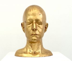 Arlene Rush, Gold Head (eyes closed), 2002)