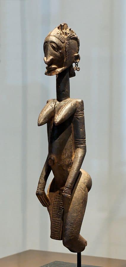 Adman Lester Wunderman acquired a first-class collection of Dogon sculpture, like this one by the Master of the Slanted Eyes