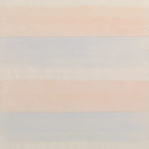 An Agnes Martin canvas from the Guggenheim
