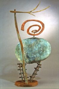 It Happened Before Dream (2003), mixed media, 34 by 14 by 10 inches