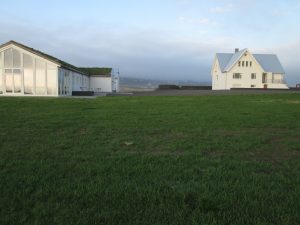 The main house and studio at the Baer Art Center in northeastern Iceland