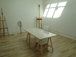 Peter Roux's studio at Baer