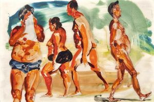 Eric Fischl's untitled watercolor from 2013