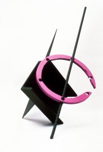 Pretty in Pink (1986), acrylic on steel