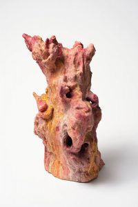 Aftermath (Politician), 2015, bronze primed and hand colored, 15 by 8 by 9 inches