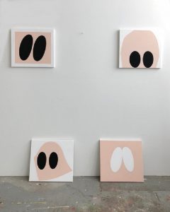 A wall that "breathes" in Karen Schifano's studio